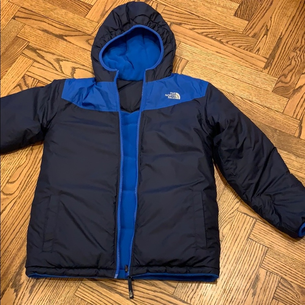 Boys North Face size 14/16 reversible coat